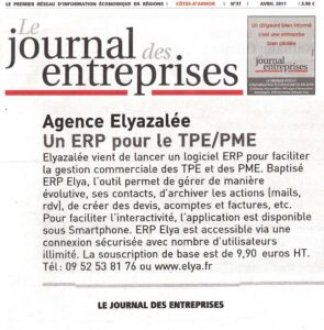 Agence Elyazalée : un ERP pour les TPE/PME
