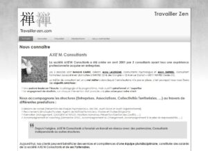 Image du site Travailler Zen