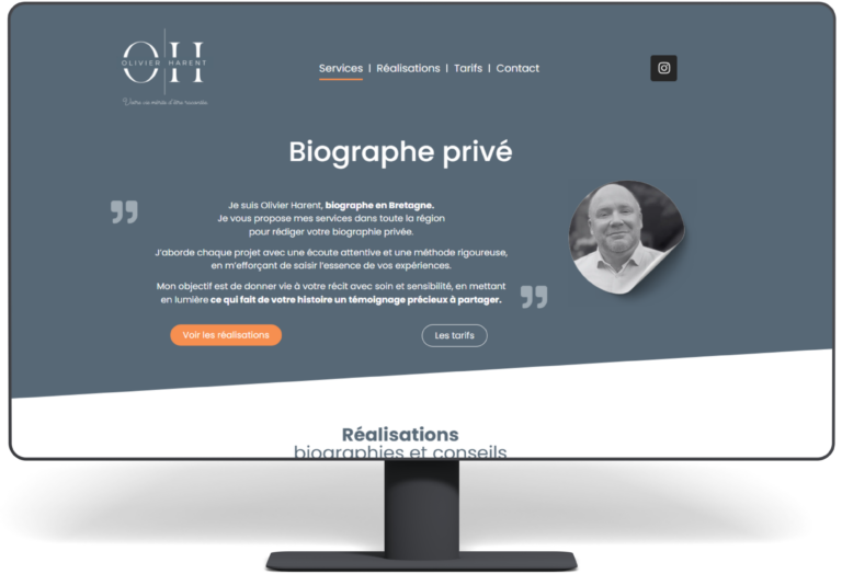 Olivier Harent Biographe
