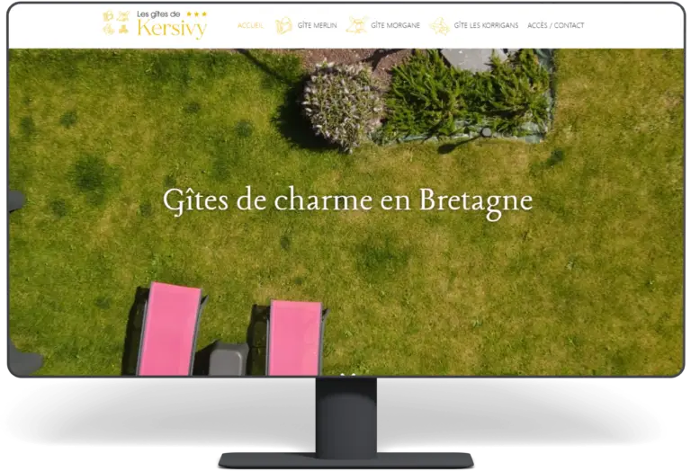 Site web Gîtes de Kersivy, Trélévern, Côtes d'Armor