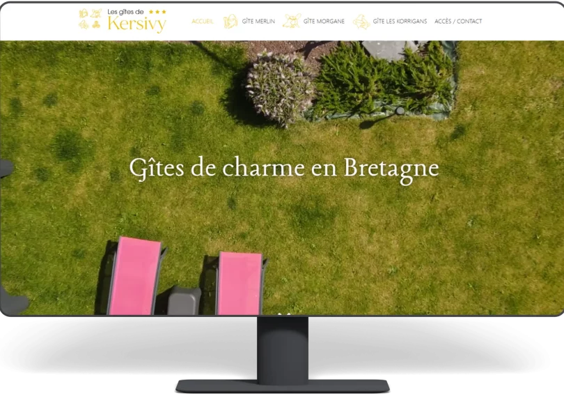 Site web Gîtes de Kersivy, Trélévern, Côtes d'Armor