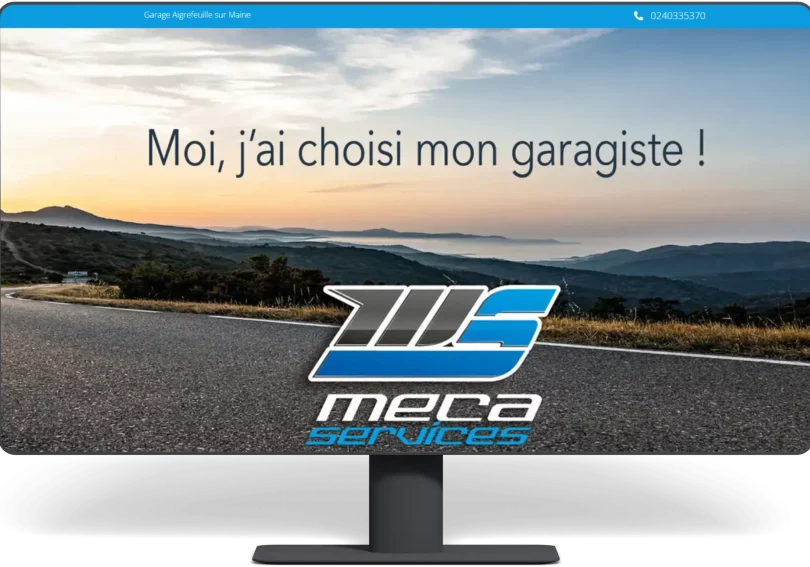 Réalisation site web garage Meca Services 44 Aigrefeuille sur Maine