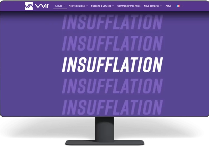 Réalisation du site web VMI Technologies Couëron